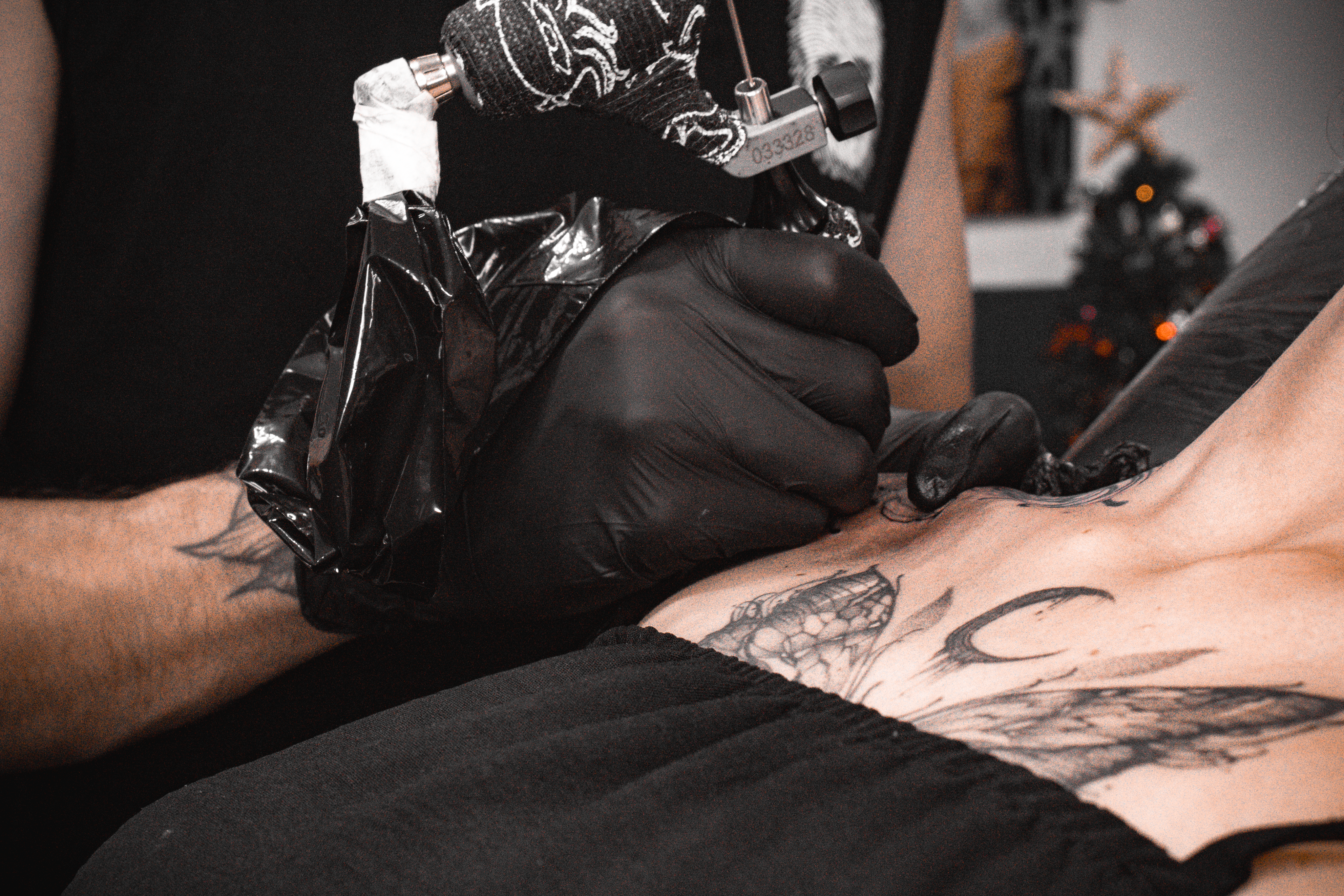 tatuando pele